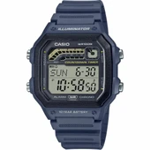 Casio WS-1600H-2AVDF Quartz Silikon Lacivert 10 ATM 42 mm Erkek Kol Saati - 2