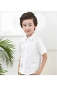 Erkek Çocuk Klasik Cepsiz Gömlek thumbnail 1