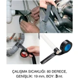 Süper Güçlü Eriyen Bant (su Geçirmez Yanmaz Yapışkanlı Yalıtım Bandı 1 ADET 3 Mt -2 Cm) Tamir Bandı thumbnail 2