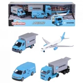 Majorette Maersk Temalı Lojistik 4'lü Koleksiyon Paketi - 1