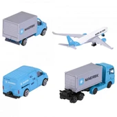 Majorette Maersk Temalı Lojistik 4'lü Koleksiyon Paketi - 2