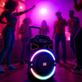 Mikado Bykalite MD-80KP 40W 7.4W 3600mAh Bataryalı Siyah 1 UHF UV Mikrofonlu USB/BT/TF/TWS/AUX 9V 2A Adaptörlü Toplantı-Parti Hop - 8