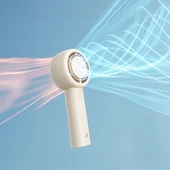 Aecooly PB01 İç Spiralli Çift Halka Hava Akışı Teknolojili 5 Kademeli Portatif Soğutucu El Fanı - 10
