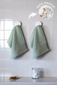 2'li Riva Mini Havlu 30x35 cm – Banyo Mutfak, Bebek Yüz El Havlusu - 1