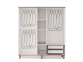 KOSOVA MDF 5 KAPILI DOLAP thumbnail 2