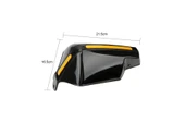 Universal Motosiklet Elcik Koruma Siyah Sarı SS01 - 3
