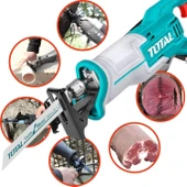 Total Şarjlı Akülü Tilki kuyruğu Testere Ahşap Metal Kemik Kesme 20 Volt 2.0 Ah 110 mm TRSLI11521 - 3