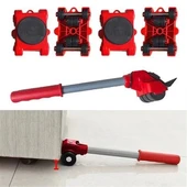 Pratik Ağır Beyaz Eşya Mobilya Taşıma Kaydırma Aleti Aparatı Seti Tekerlekli Basit Kullanım - 2