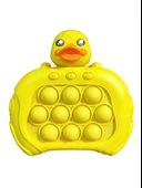 Popit Makinesi Işıklı Oyun Fast Push Pilli Fidget Kabarcık - Ördek - 3