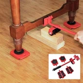 Pratik Ağır Beyaz Eşya Mobilya Taşıma Kaydırma Aleti Aparatı Seti Tekerlekli Basit Kullanım - 1