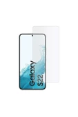 Glazef Samsung Galaxy S22 Uyumlu Tam Uyumlu Temperli Cam Ekran Koruyucu Kırılmaz Cam - 1