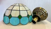 Yüceeller Tavan Vitray Eskitme Avize 30cm 12" Yeşil - 3