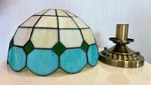 Yüceeller Tavan Vitray Eskitme Avize 30cm 12" Yeşil - 4