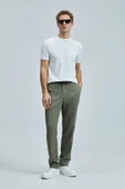 Lufian Bert Smart Erkek Chino Pantolon Slim Fit Yeşil - 1