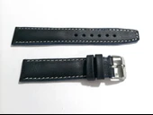 Fado Her Saate Uygun 18 MM Hakiki  Dana Derisi   ( 264) beyaz dikişli siyah thumbnail 2