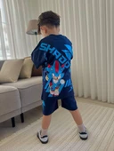 ERKEK ÇOCUK SONİC MODELLİ PAMUK ŞORTLU TAKIM - 2