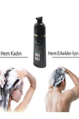 Paxe Black Hair Shampoo Beyaz Saç Kapatıcı Şampuan Siyah Renk 400ML thumbnail 3