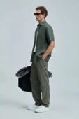 Lufian Bert Smart Erkek Chino Pantolon Slim Fit Yeşil - 3