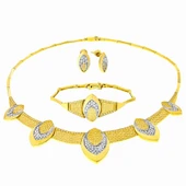 22 Ayar Altın Üçlü Set T002433 - 1