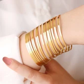 10 Gr(Gram) 22 Ayar Kibrit Çöpü Bilezik thumbnail 3