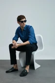 Lufian Bert Smart Erkek Chino Pantolon Slim Fit Siyah - 1