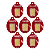 7 Gram (7x1 Adet) Külçe Altın IAR 24 Ayar thumbnail 1