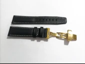 Fado Her Saate Uygun  Kelebek  Toka  20 mm   Hakiki Deri (239) SARI  TOKA SİYAH thumbnail 2