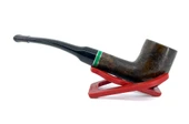 Dapper Half Bent Billiard Briar (Gül Kökü) 9 mm Filtreli El Yapımı Pipo - 2433 - 5