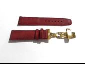 Fado Her Saate Uygun  Kelebek  Toka   24 MM    Hakiki Deri (258)  SARI TOKA KIRMIZI thumbnail 4