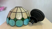 Yüceeller Tavan Vitray Avize 30cm 12" Yeşil - 3