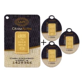 8 Gram (5+3) Külçe Altın 24 Ayar thumbnail 3