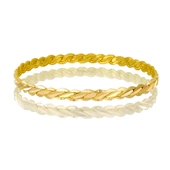 19 gram Üçlü Adana Burma 22 Ayar Altın Bilezik - 1