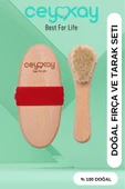 cey kay CEYKAY DOĞAL AT KILI SELÜLİT VE YÜZ MAŞAJ FIRÇA SETİ (2 Lİ ) - 2