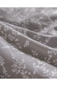 Garde King Size %100 Pamuk Ranforce Baskılı Nevresim Takımı - Gri thumbnail 6