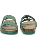 LUMBERJACK JOLIE SU 4FX YEŞİL HAKİKİ DERİ COMFORT ANATOMİK TERLİK - 6