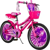 Rival Süper star 20 Jant Bisiklet Bisiklet 5-9 Yaş Çocuk Bisikleti-Zil-Ayna- Arka Sepet Hediyeli PEMBE - 3