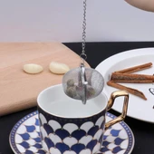 Paslanmaz Çelik Çay Demlik Küre Kilitleme Çay Topu - 1