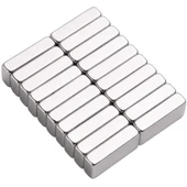 5 Adet 40x20x5 Mm Neodyum Mıknatıs , Köşeli N35 Nikel Kaplamalı Kaliteli Ve Dayanıklı Ürün - 3