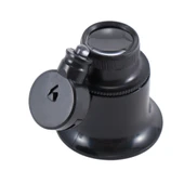 20X Büyütmeli Saat Takı Onarım Için Cam Lensli Optik Işıklı Göz Büyüteç Mg13B-9A - 3