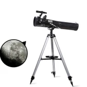 76 x 700 Profesyonel Aynalı Uzay Teleskopu Siyah - 2