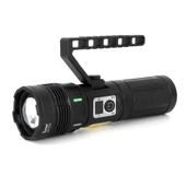 15.000 LÜMEN TG+COB LED ŞARJLI EL FENERİ WATTON WT-703 thumbnail 3