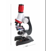 Eğitici Mikroskop Kiti Zoom Led Işıklı 100X 400X 1200X St1200X - 2