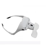 5 Lens 1.0X-3.5X 2Led Işıklı İle Ayarlanabilir Gözlük Büyüteç 9892B2 - 2