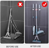 Pratik Yapışkanlı Pratik Mop Tutucu 4 Adet Beyaz - 1