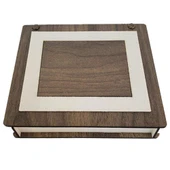 Cüzdan Anahtarlık Ahşap Kutulu Set - 2