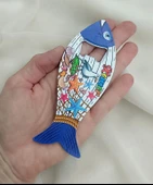 Magnet Şişe Açacak Mıknatıslı Buzdolabı Süsü Balık Kaplumbağa Kuş Yıldız - 3