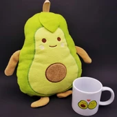 Avokado Yastık ve Kupa Seti - 1