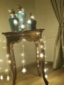 Yıldız 4m 96 Led 19 Saçak 40-50-60cm Gün Işığı yıldız boyutu:7cm - 2