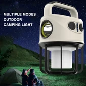 PS-22025 ÇİFT IŞIKLI TYPE-C POWERBANK ÖZELLİKLİ TAŞINABİLİR ŞARJ EDİLEBİLİR KAMP LAMBASI - 4