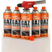 Kamp Ocak Gazı Valfli Kartuş Pürmüz Eco 6 lı Set - 1